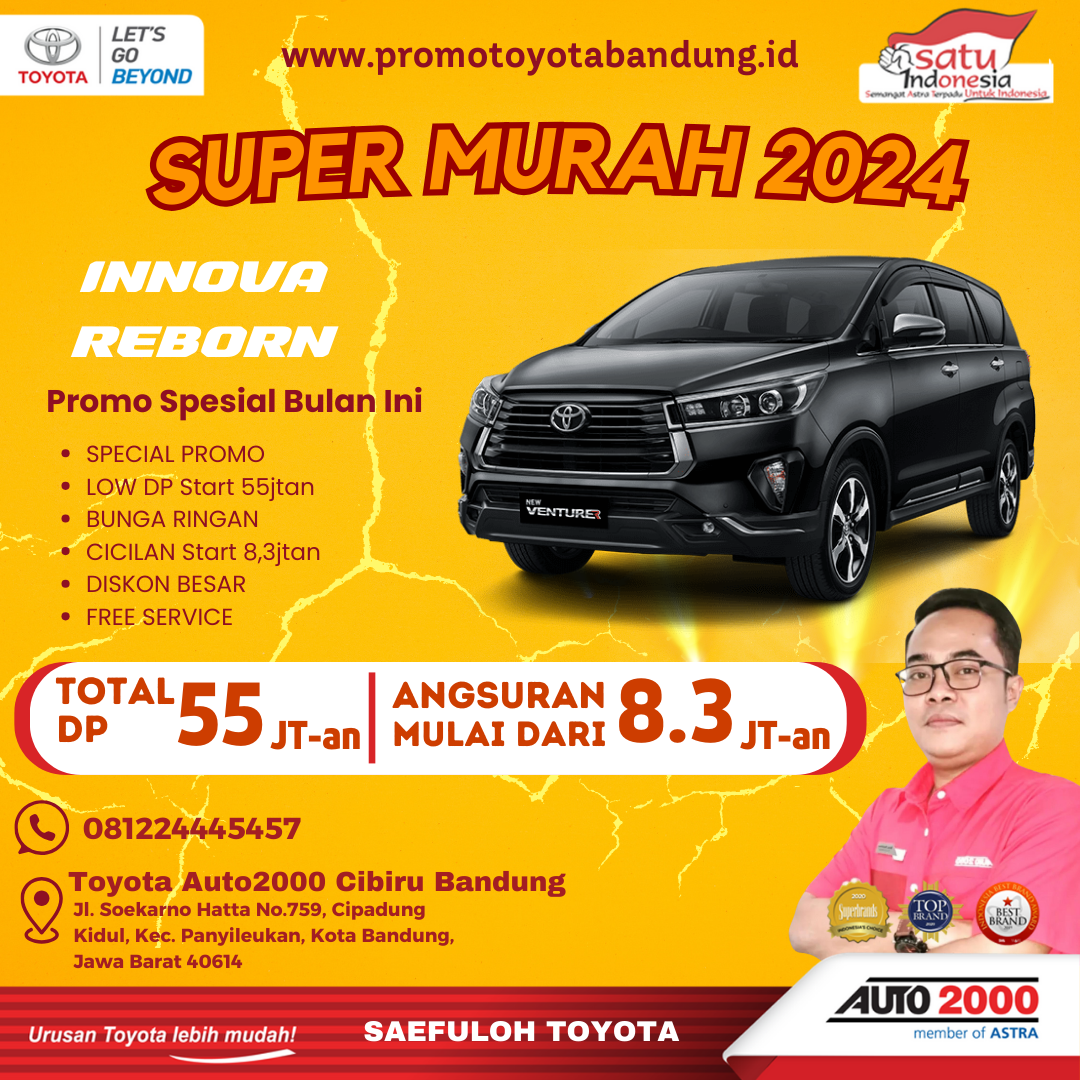 Promo Kredit Toyota INNOVA REBORN Super Murah di Bulan September Penuh Ceria!