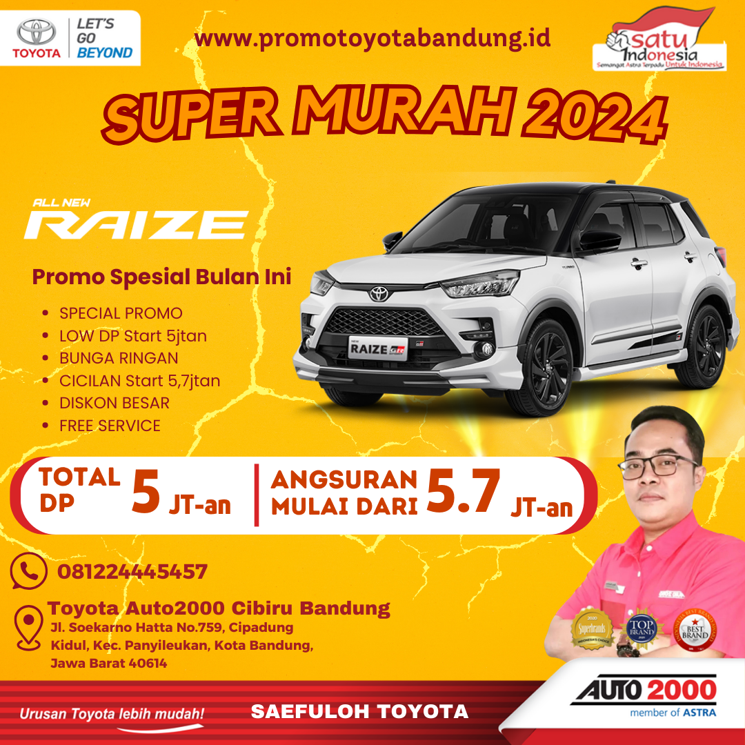 Promo Kredit Toyota Raize Super Murah di Bulan September Penuh Ceria!