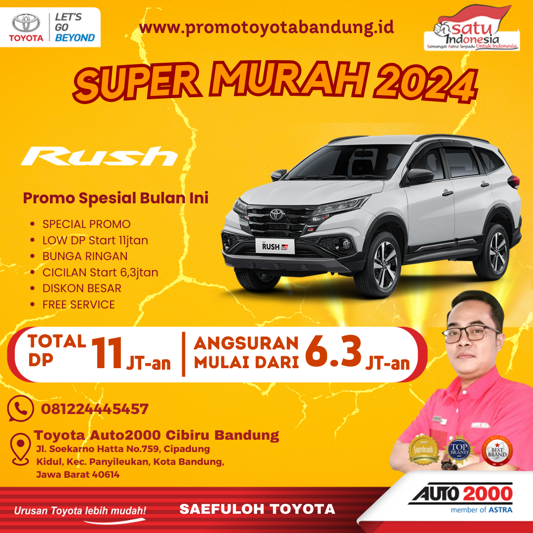 Promo Kredit Toyota Rush Super Murah di Bulan September Penuh Ceria!