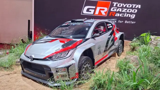 GR Yaris Rally2 Tampil Garang di GIIAS 2025, Toyota Pamer DNA Balap!