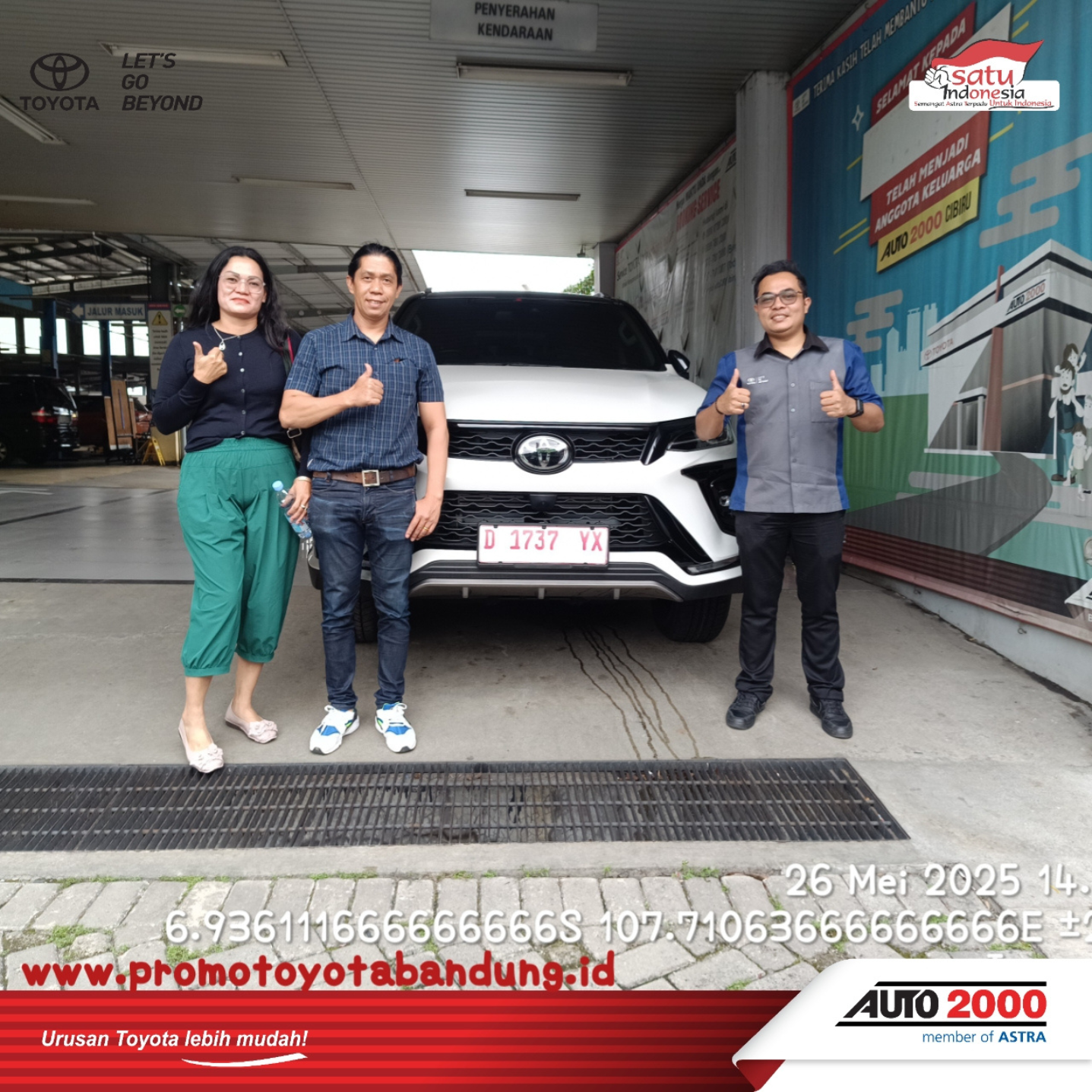 Foto Delivery Dealer auoto2000 Toyota Cibiru Bandung